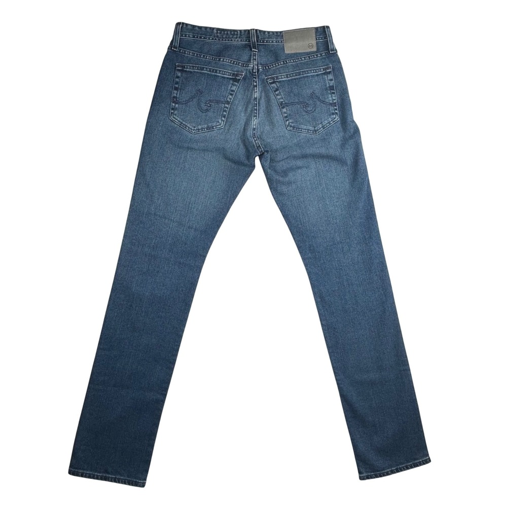 AG Adriano Goldschmied Everett Slim Straight‎ Jeans Mens 29x34 Blue Japan Fabric - Picture 2 of 9